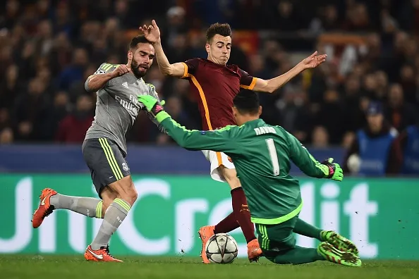 el shaarawy navas rigore roma real