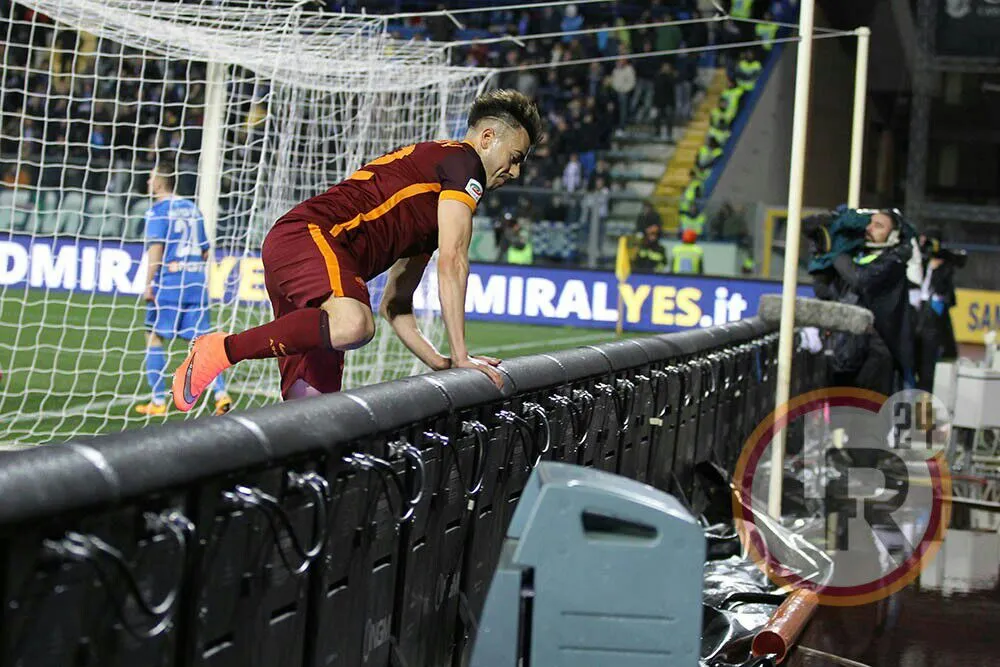 el shaarawy scavalca tabelloni empoli roma mancini