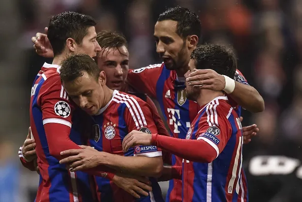 esultanza bayern bayern roma 05112014