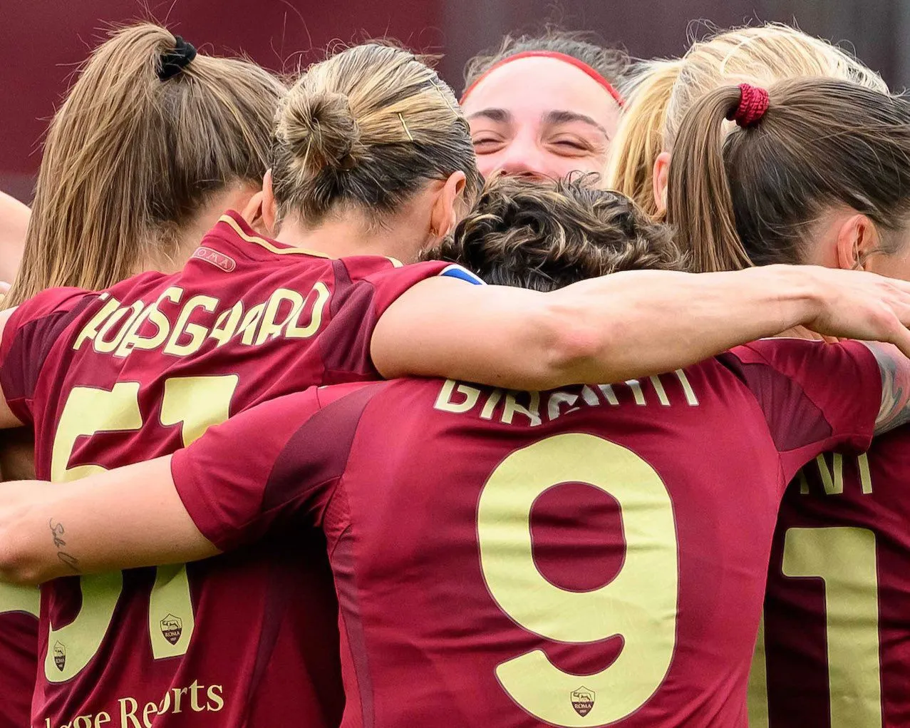 esultanza roma femminile