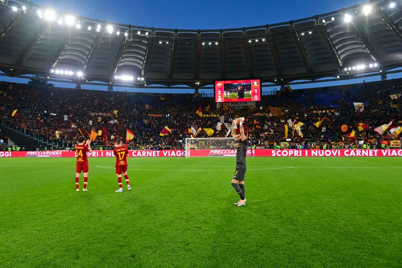 esultanza roma salernitana 1