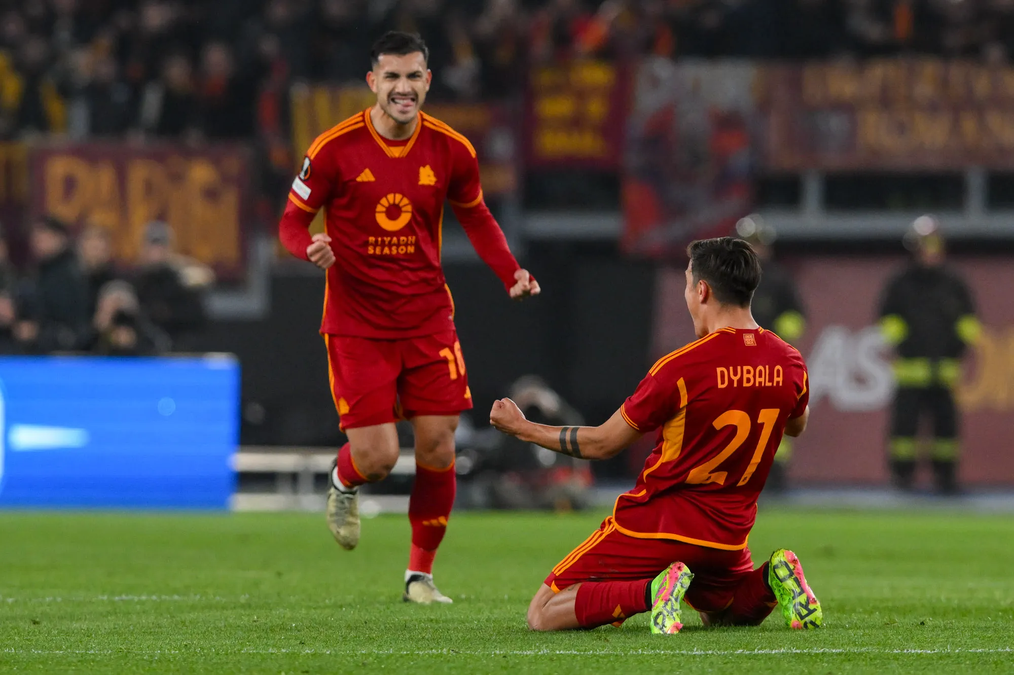 europa league roma brighton dybala