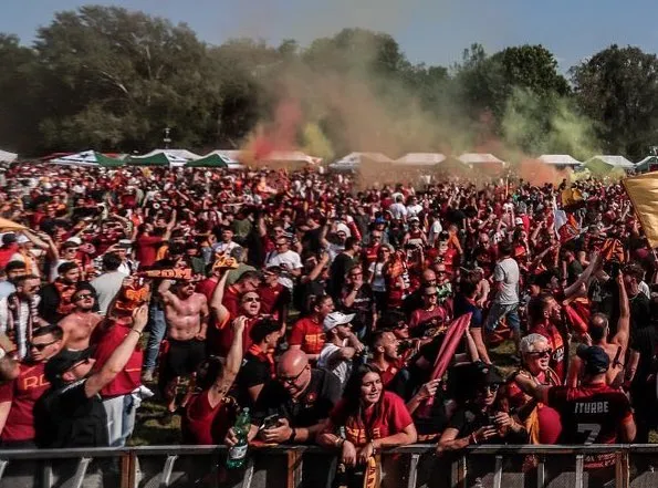 fan zone roma budapest