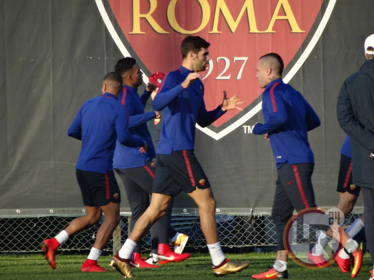 fazio nainggolan allenamento