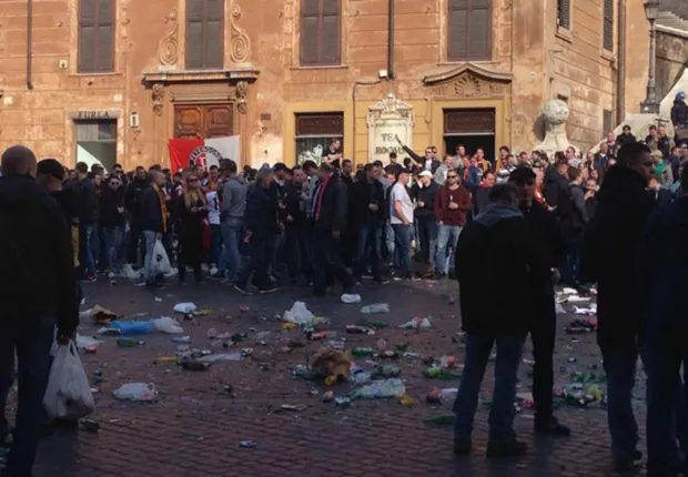 feyenoord tifosi piazza di spagna