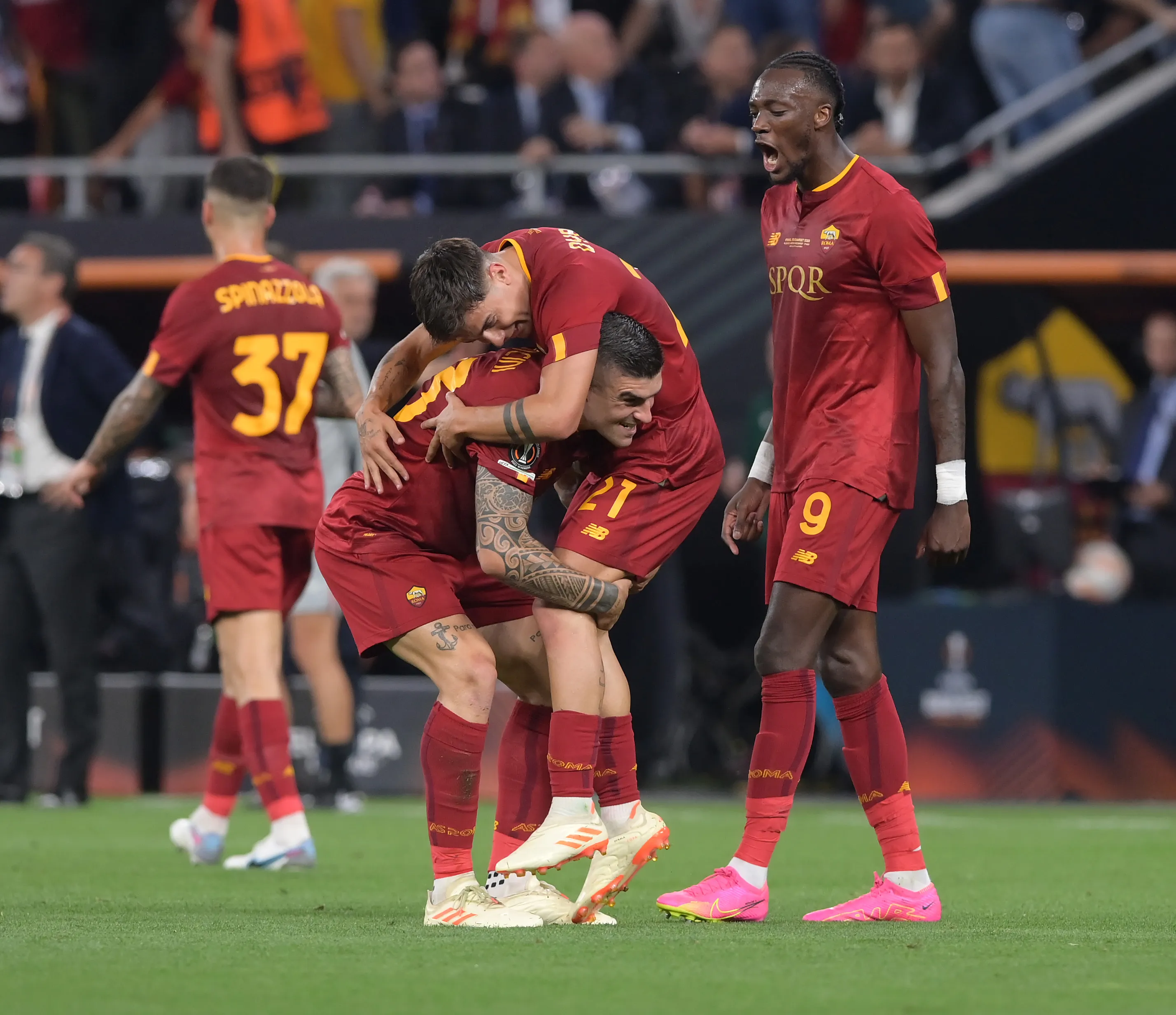 finale europa league siviglia roma dybala mancini abraham