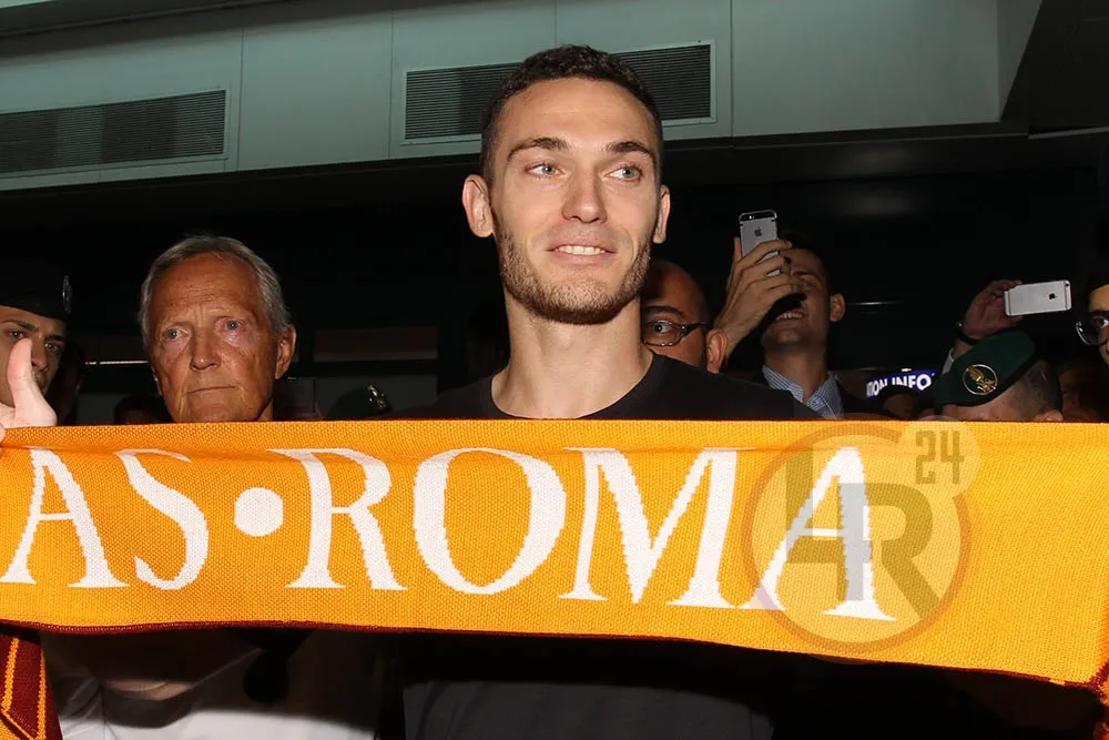 fiumicino vermaelen arrivo 07082016 foto gino sciarpa pp