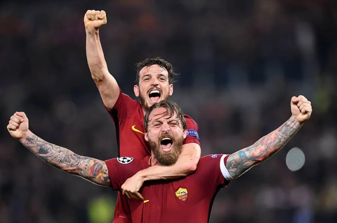 florenzi de rossi roma barcellona 10042018