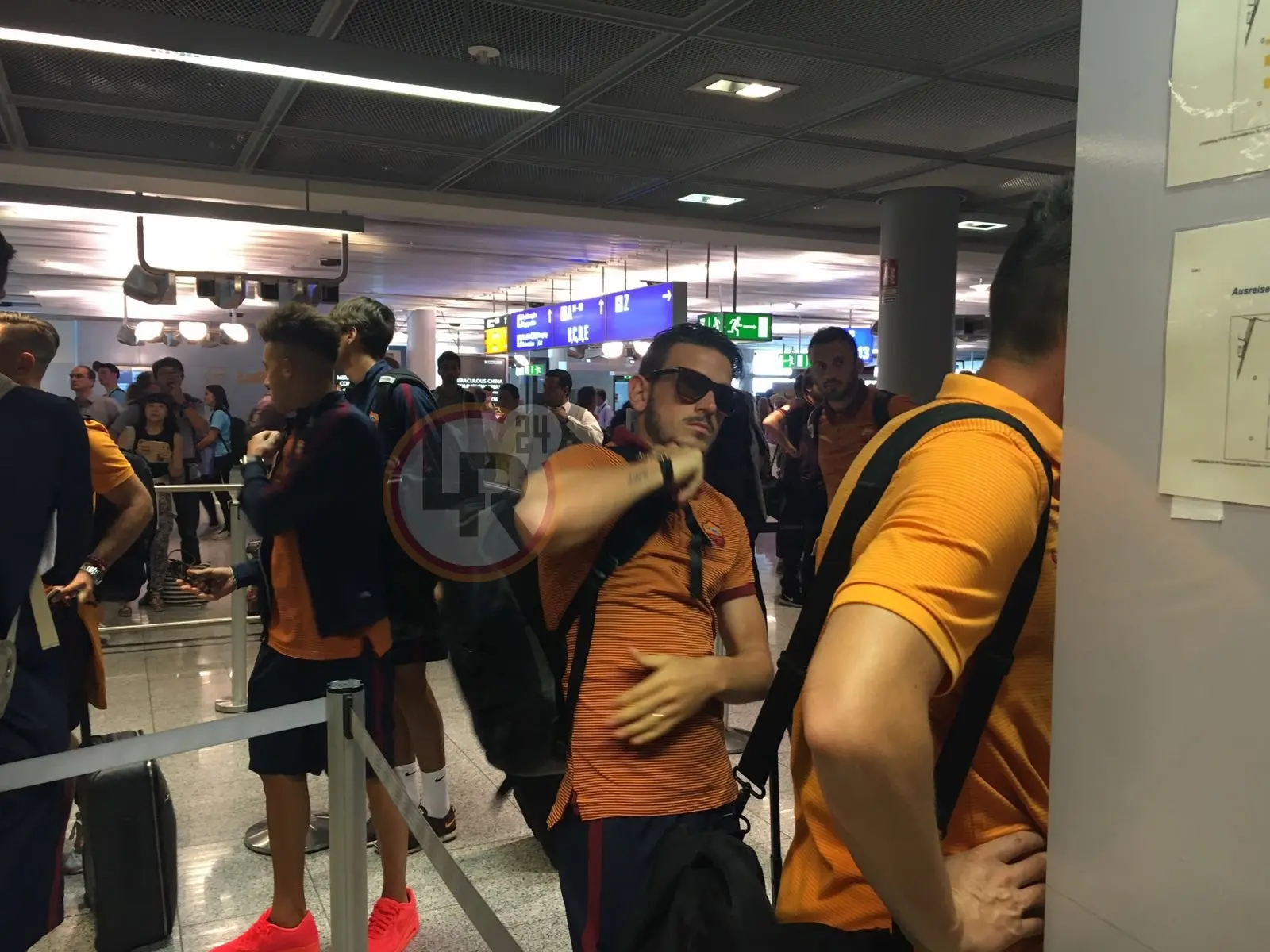 florenzi roma in partenza per boston 230716