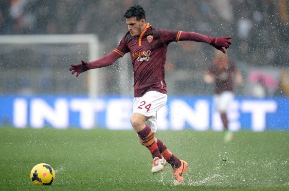 florenzi tutta figura fradicio roma parma