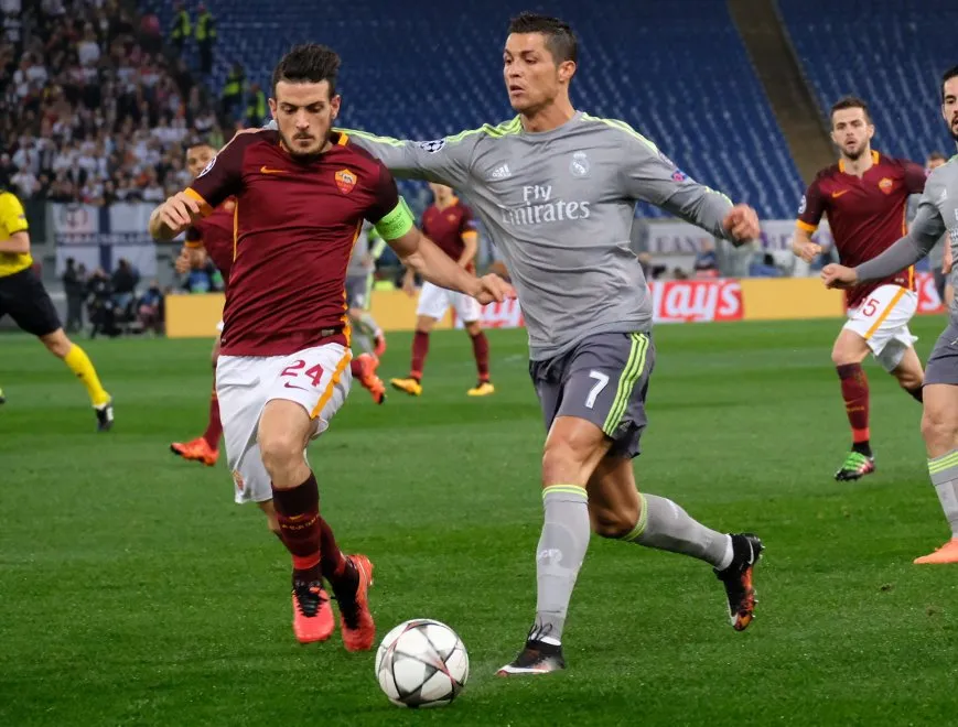 florenzi vs cristiano ronaldo roma real