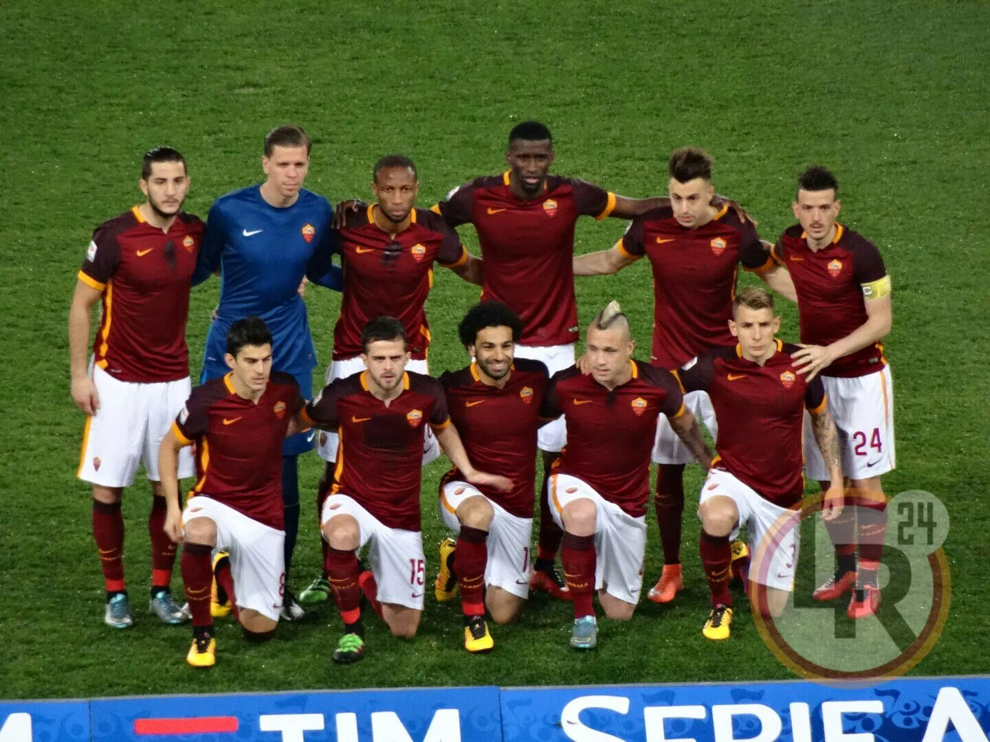 foto squadra roma fiorentina 040316