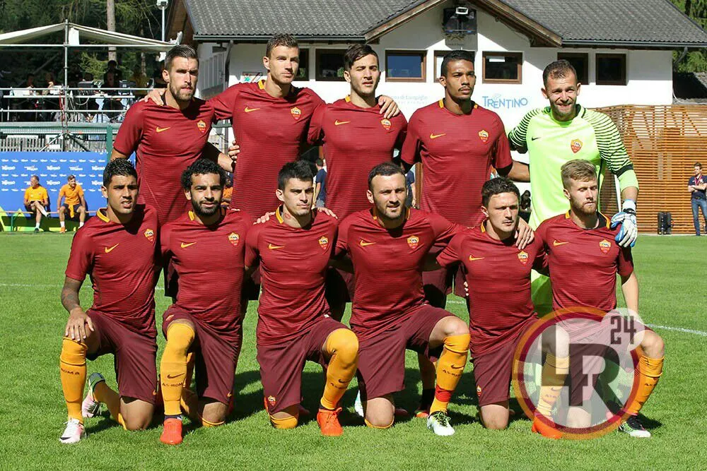 foto squadra roma terek grozny ritiro pinzolo 170716