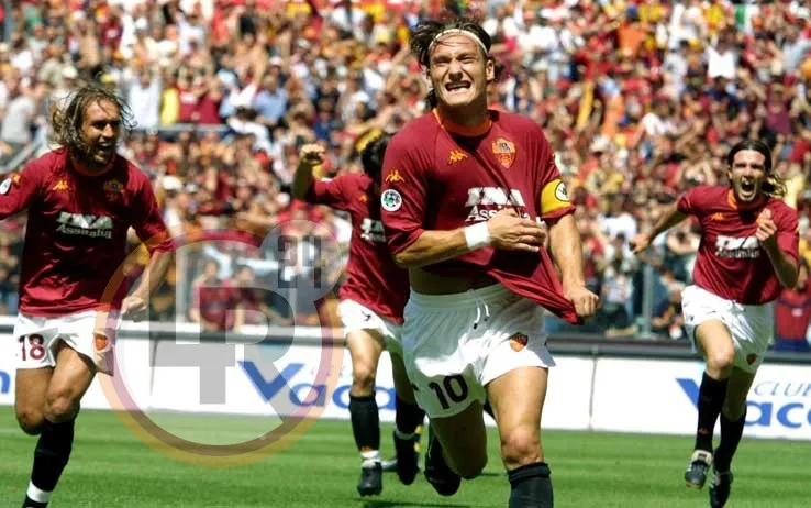 francesco totti esultanza gol scudetto roma getty2