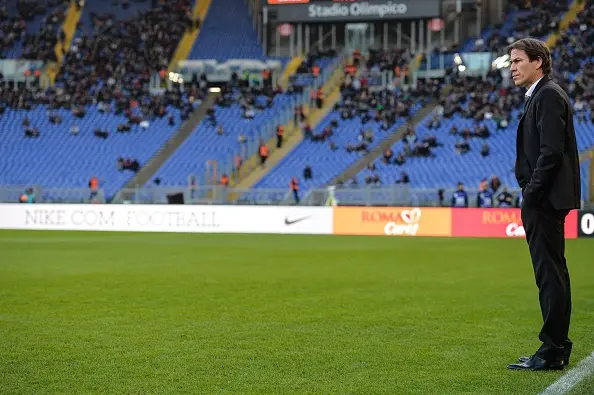 garcia curva vuota roma atalanta