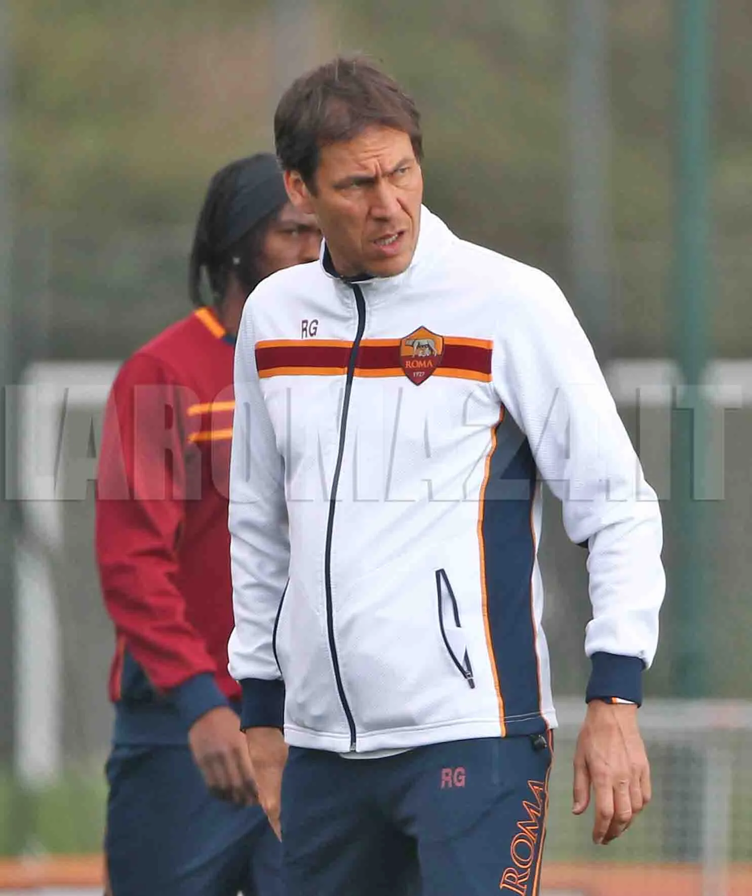 garcia mezza figura allenamento trigoria 070314 mancini