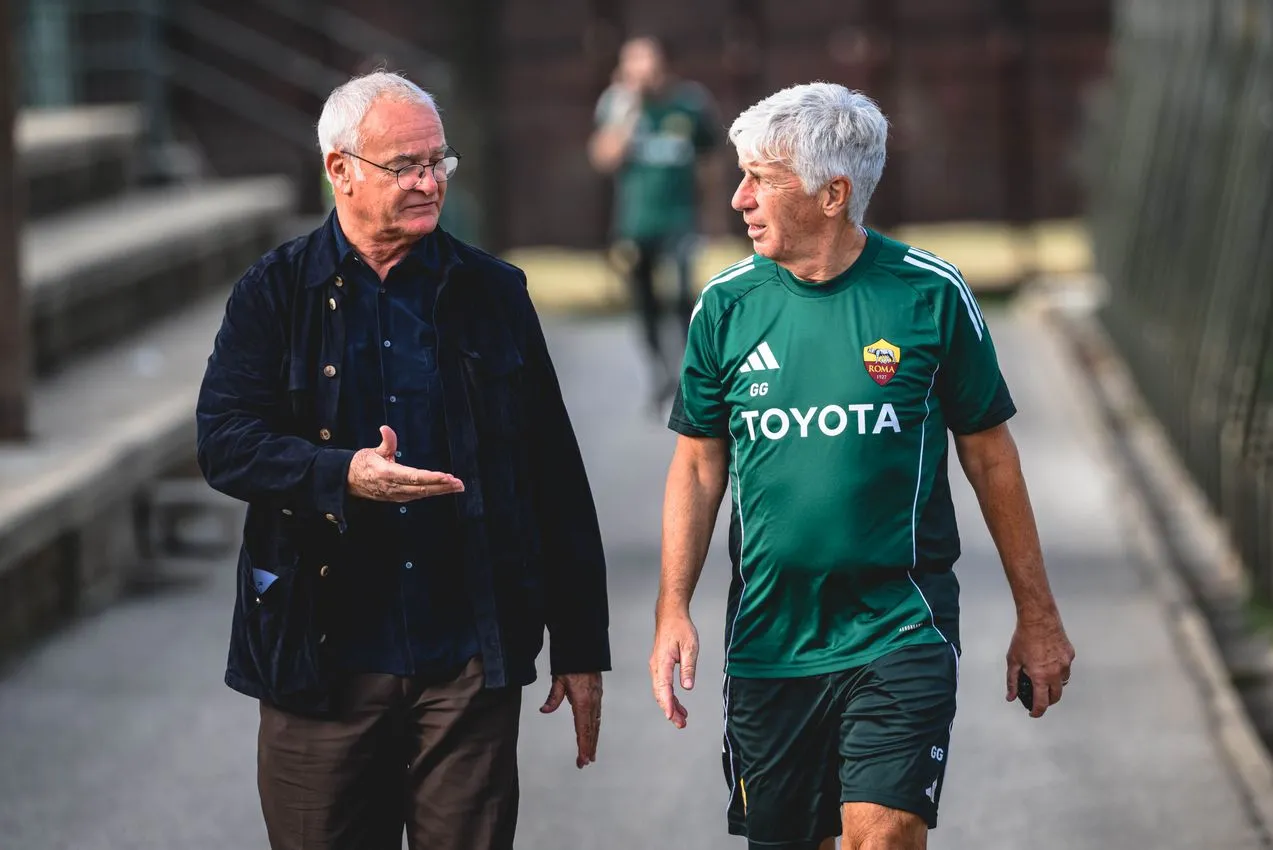 gasperini e ranieri trigoria