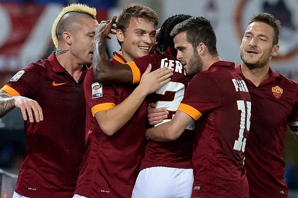 gervinho abbracciato roma inter
