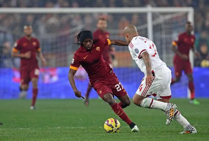 gervinho azione roma milan