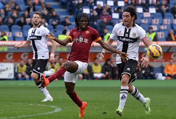gervinho contrariato roma parma 15022015