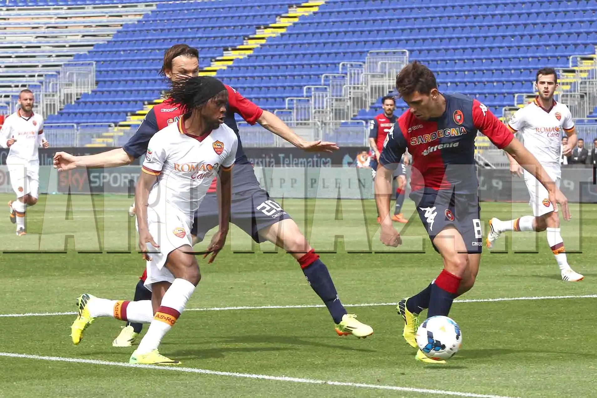 gervinho dribbling cagliari