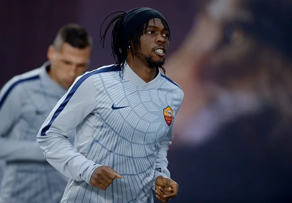 gervinho riscaldamento roma manchester city 101214