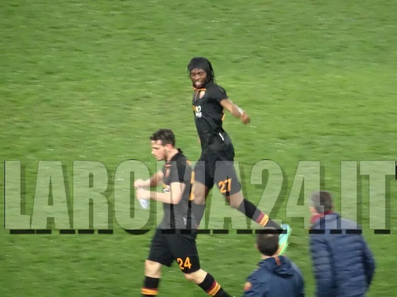 gervinho secondo gol roma napoli 5 2 14