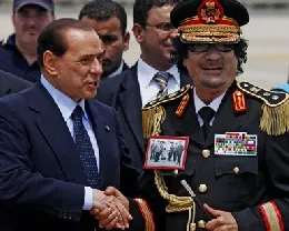 gheddafi berlusconi