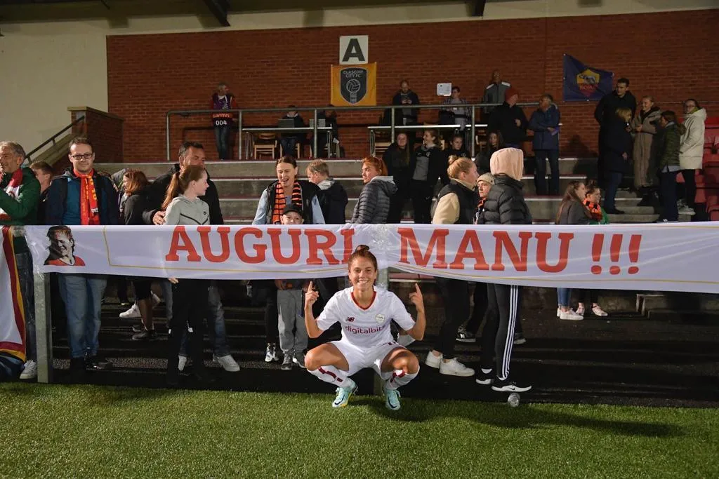 glasgow city roma femminile champions league tifosi auguri manuela giugliano 1