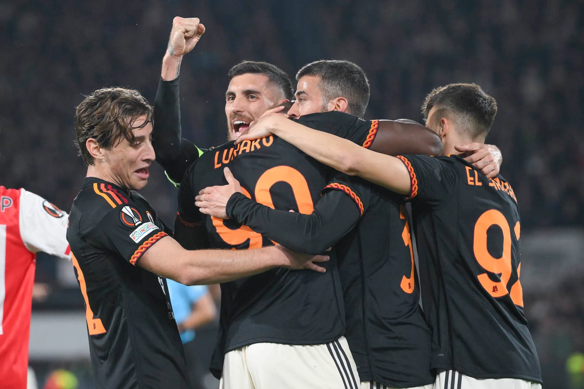 gol lukaku feyenoord roma