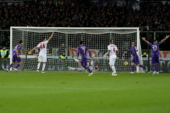 gomez de sanctis battuto fiorentina roma 26012015