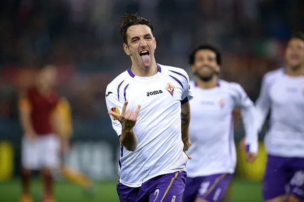 gonzalo rodriguez europa league roma fiorentina 19032015