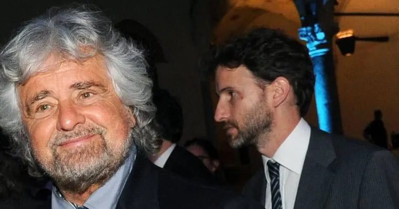 grillo e davide casaleggio
