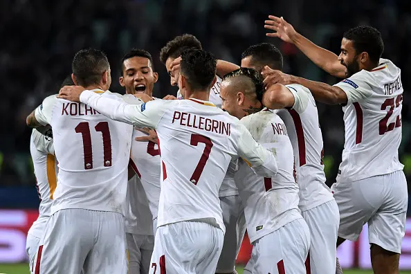 gruppo esulta qarabag roma