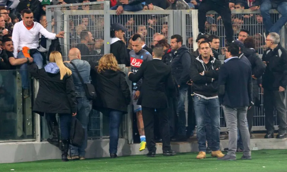 hamsik sotto curva finale coppa italia