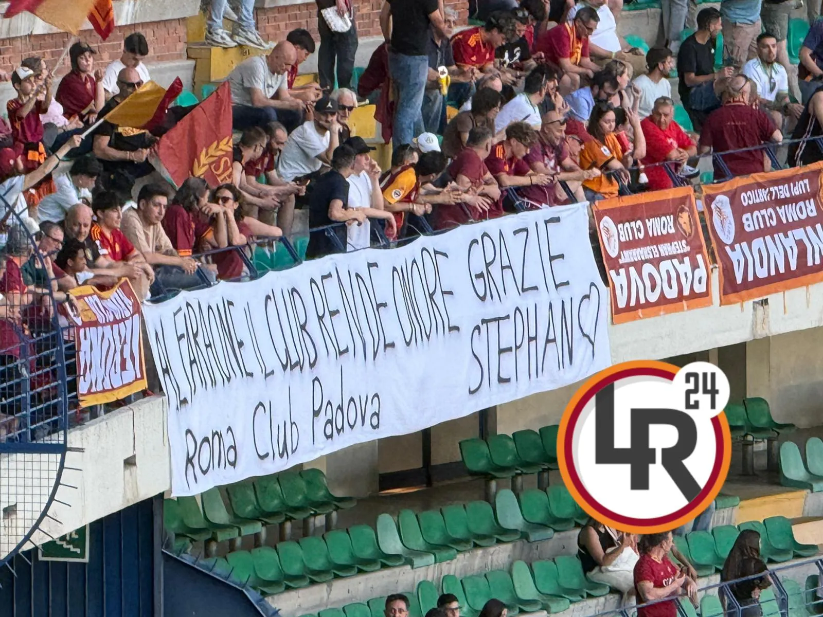 hellas verona roma striscione el shaarawy
