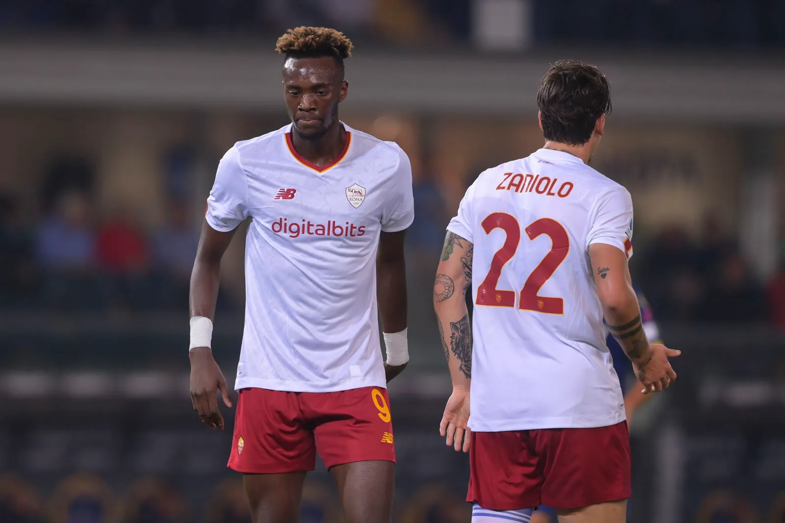hellas verona roma zaniolo abraham