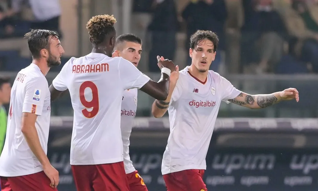 hellas verona roma zaniolo squadra