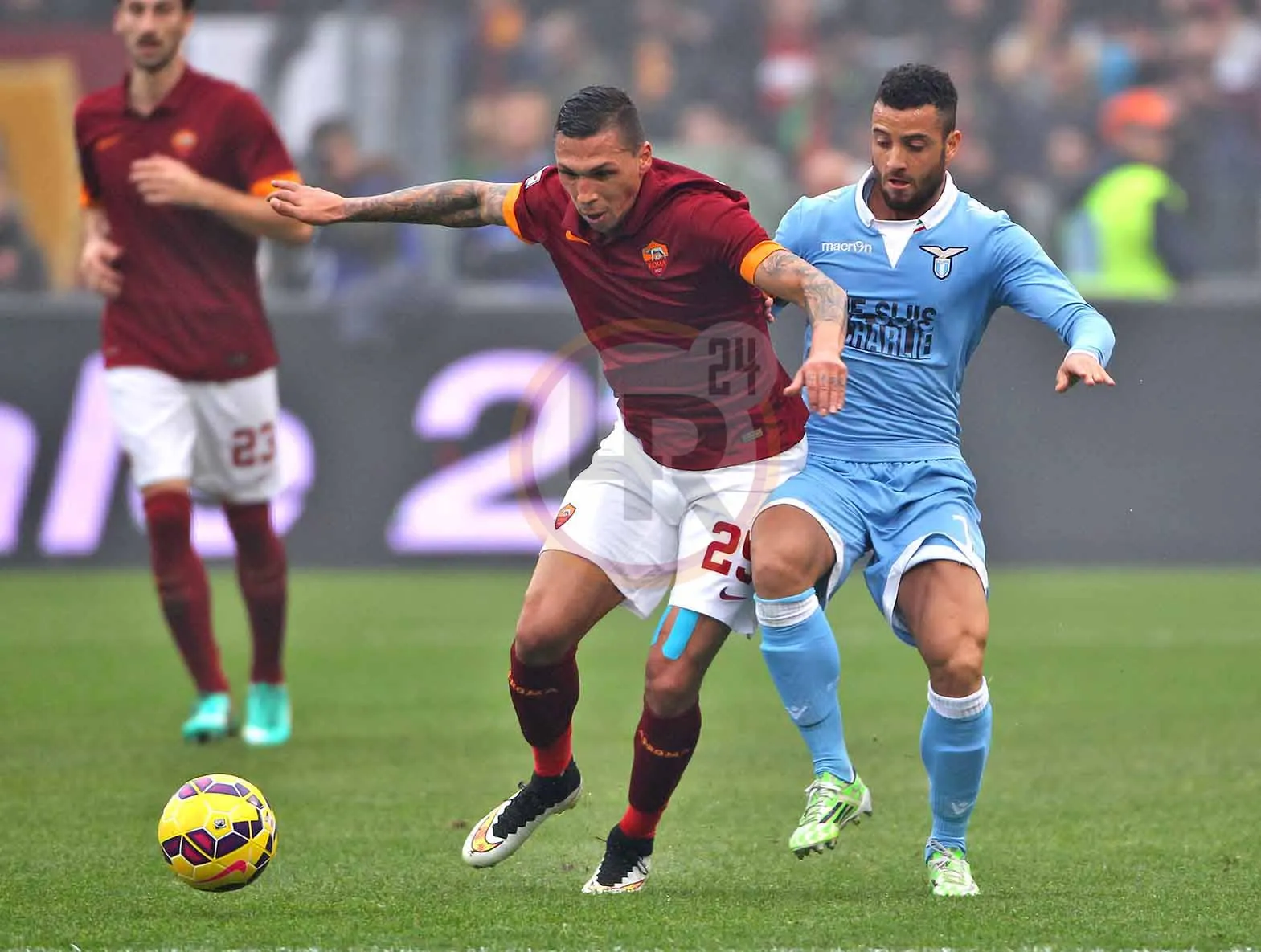 holebas f anderson azione derby 110115 mancini
