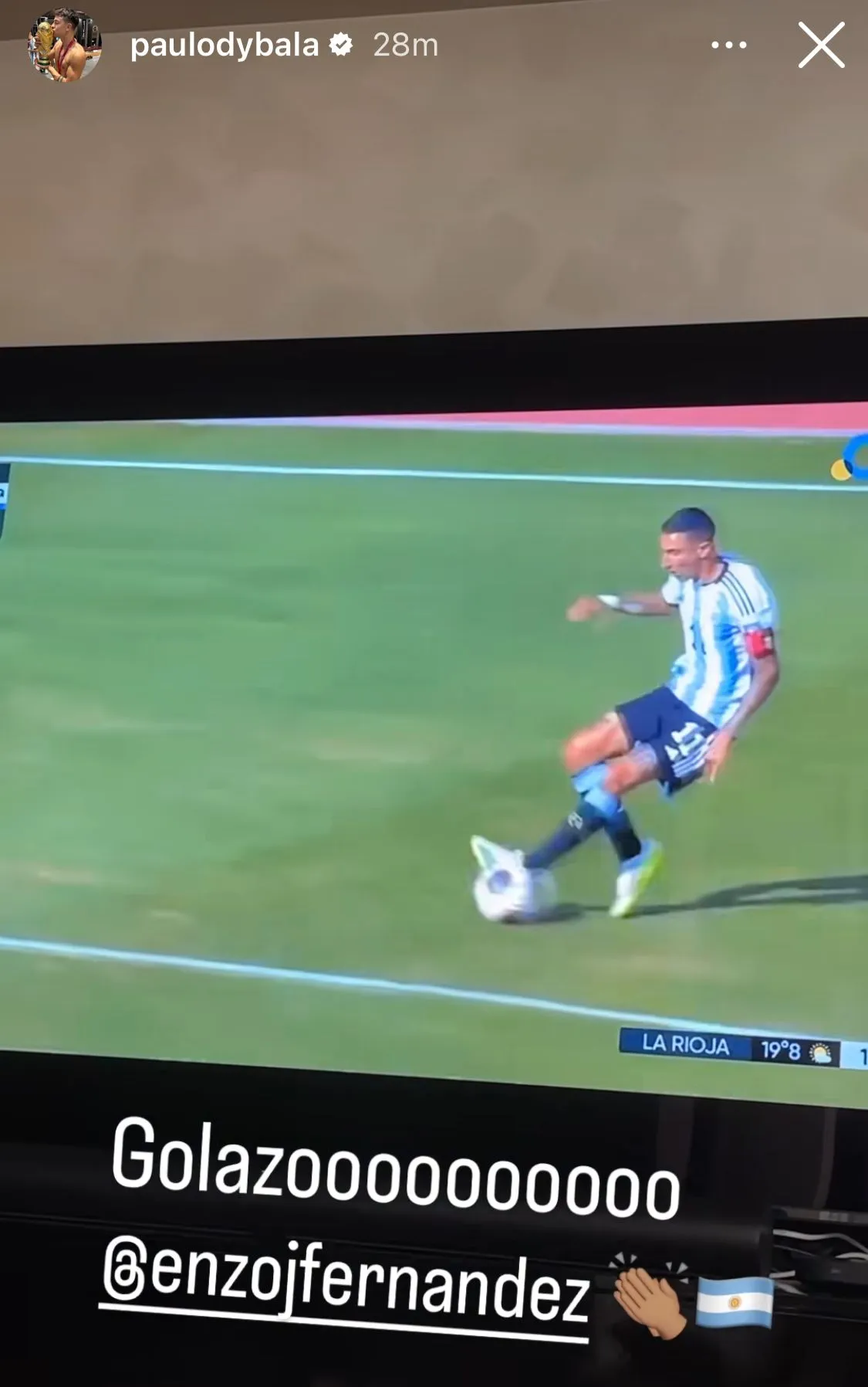 instagram dybala bolivia argentina