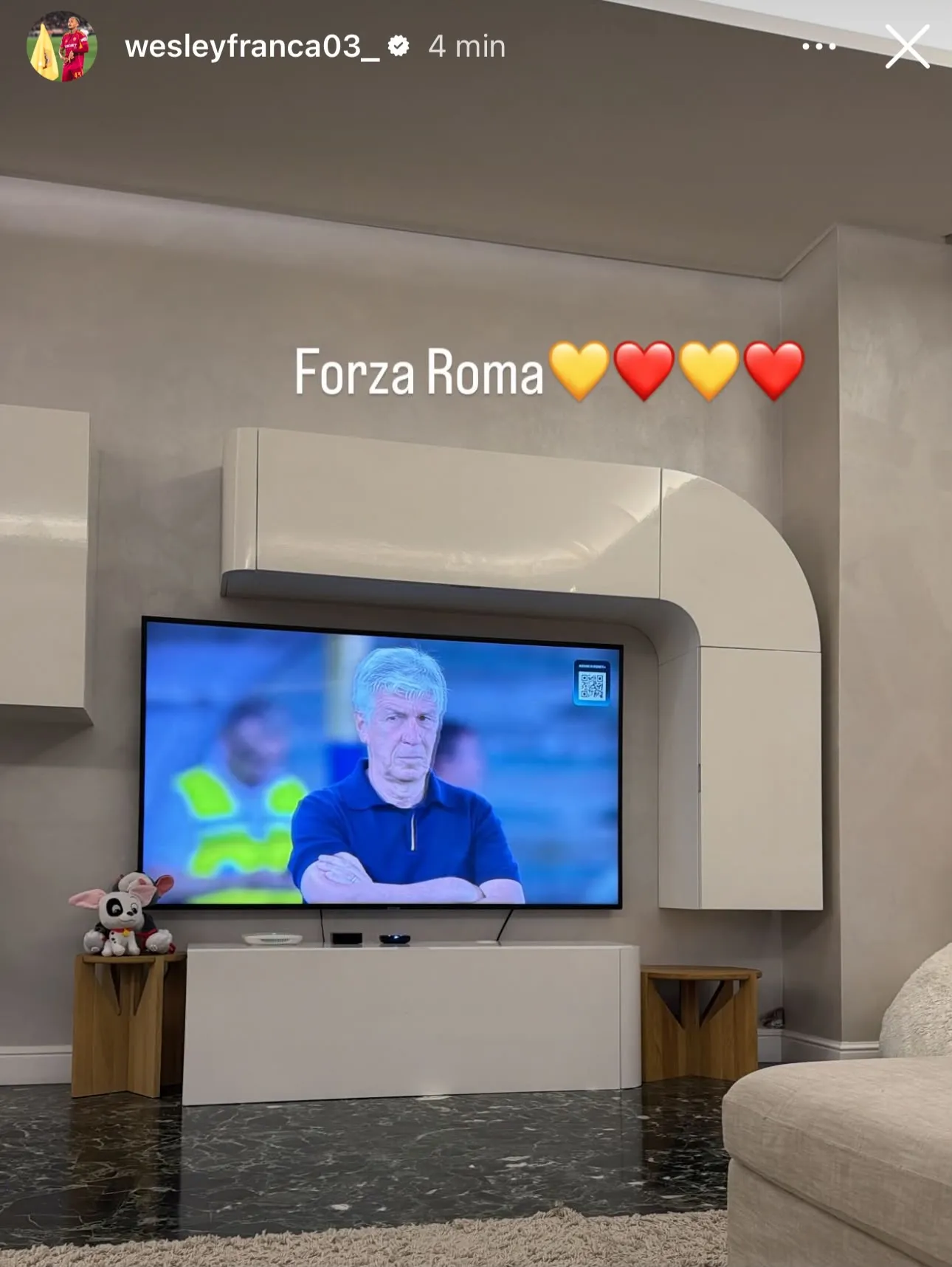 instagram wesley hellas verona roma