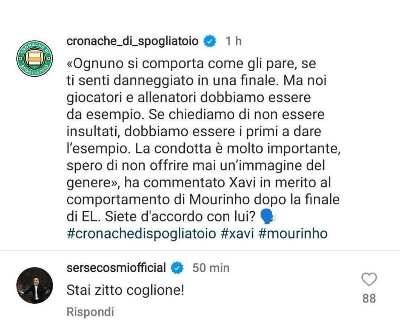 instagram xavi cosmi