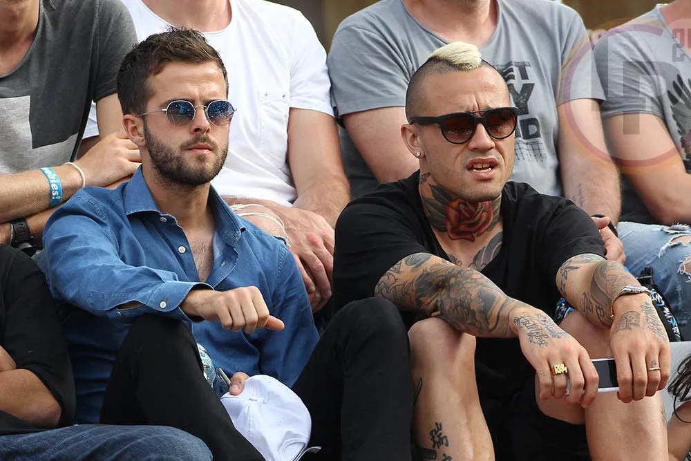 internazionali tennis pjanic nainggolan 2