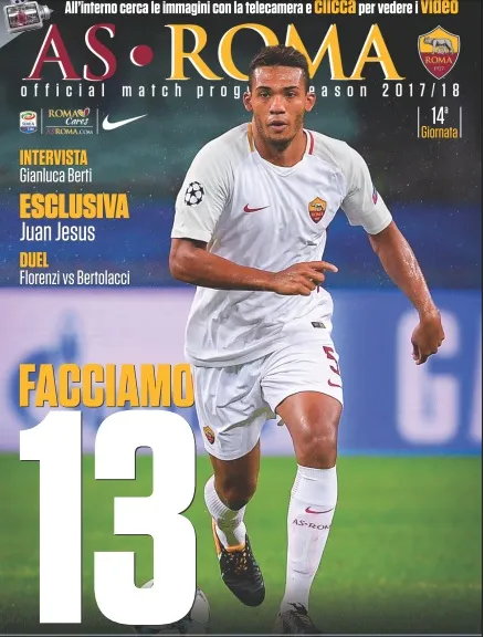 juan jesus prima pagina match program