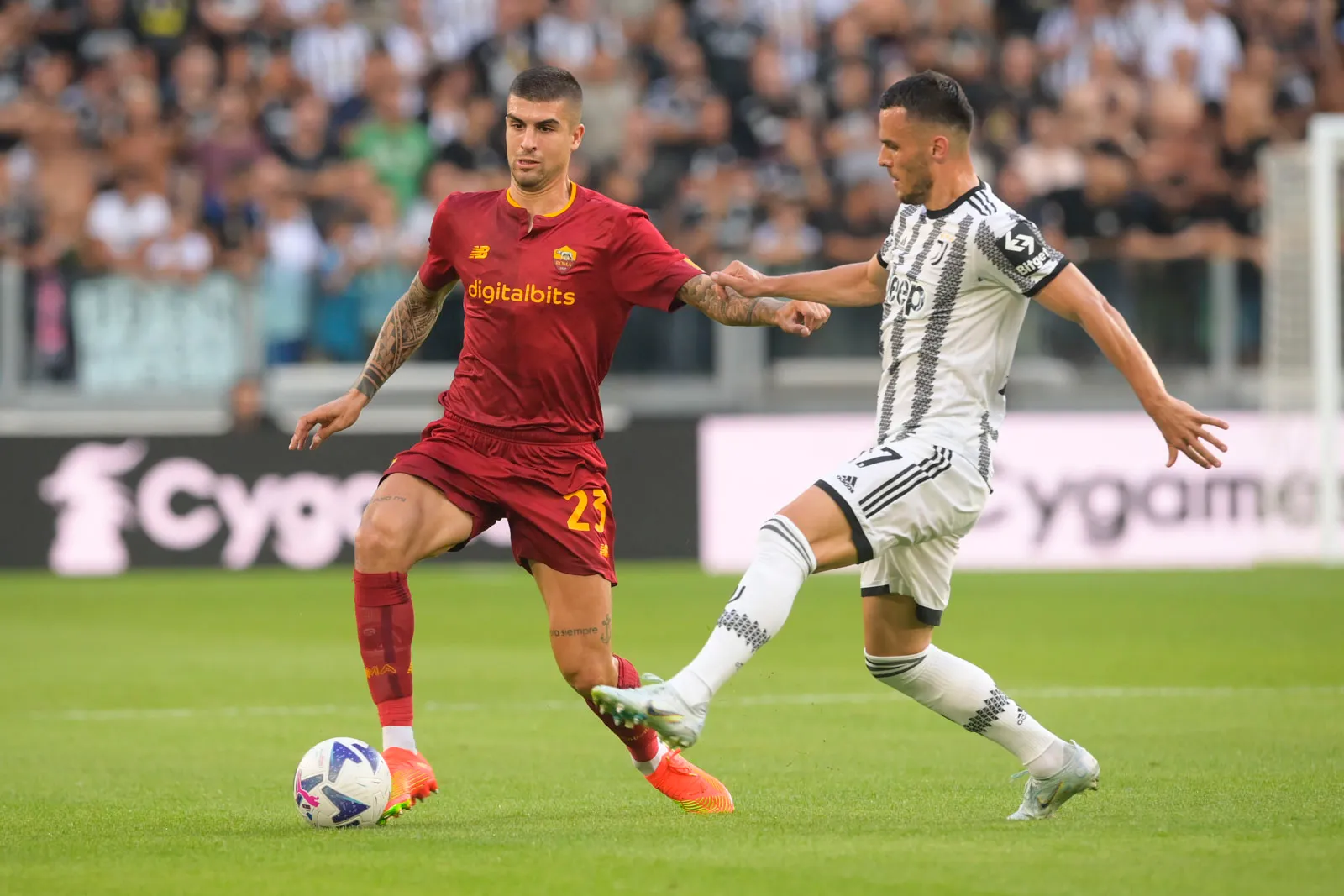 juve roma mancini kostic