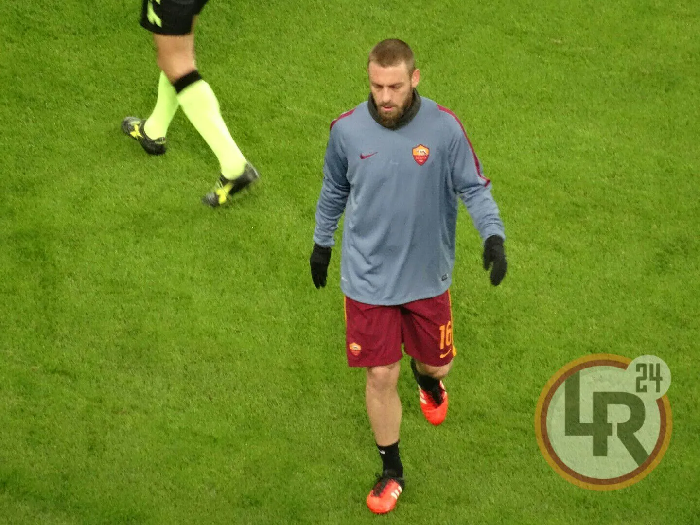 juve roma riscaldamento de rossi lr24