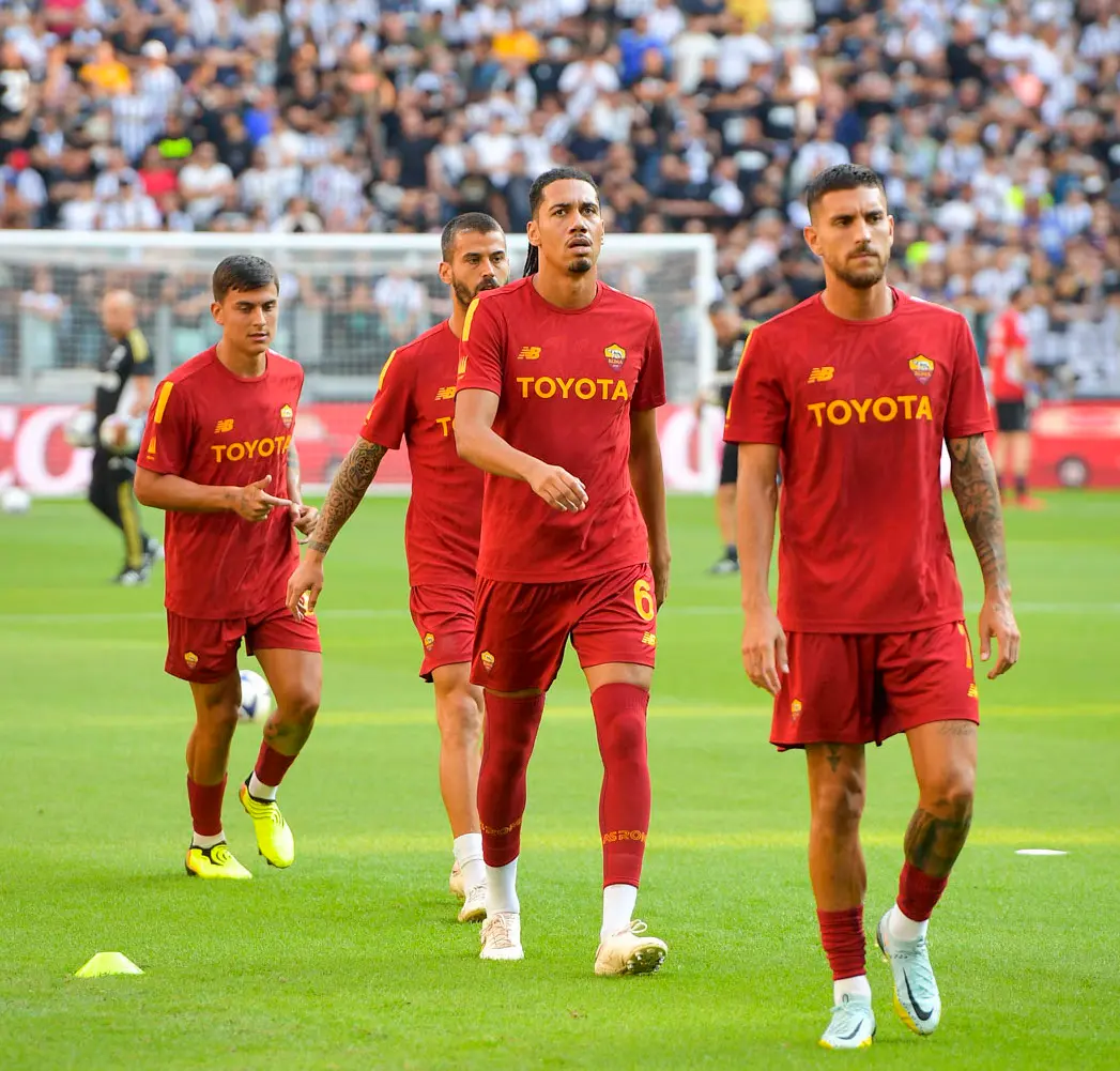 juve roma riscaldamento