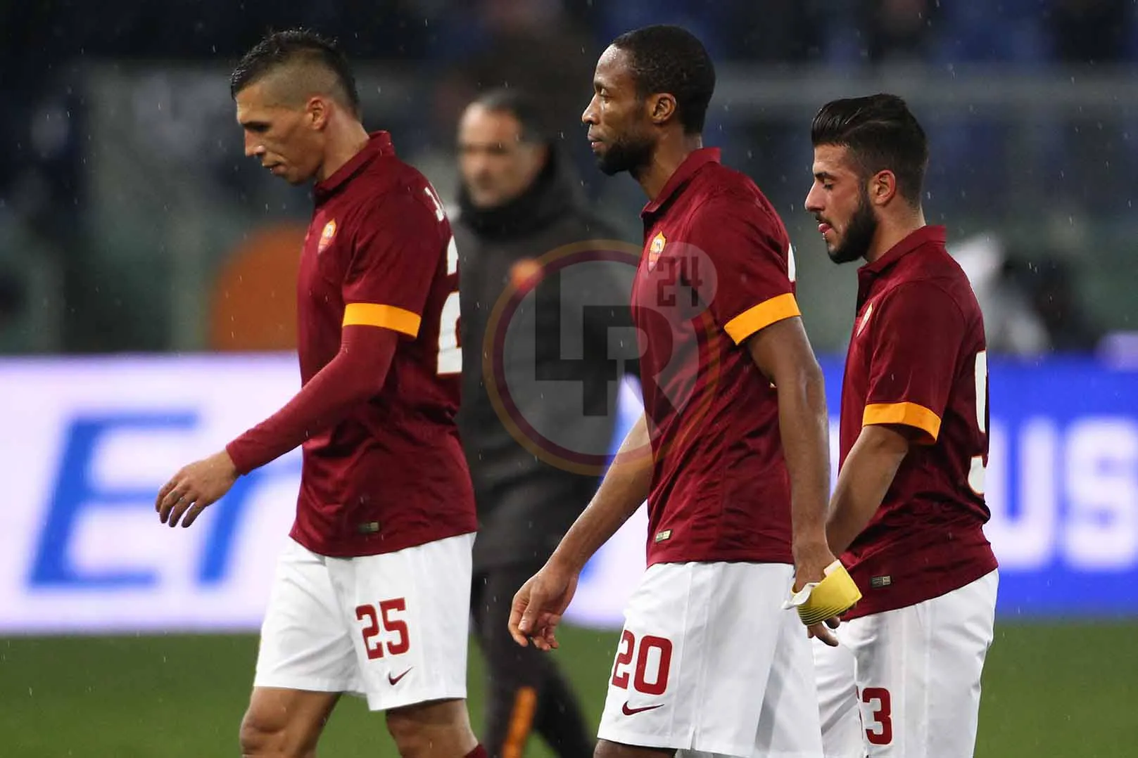 keita manolas disappunto verde roma empoli 310115 mancini