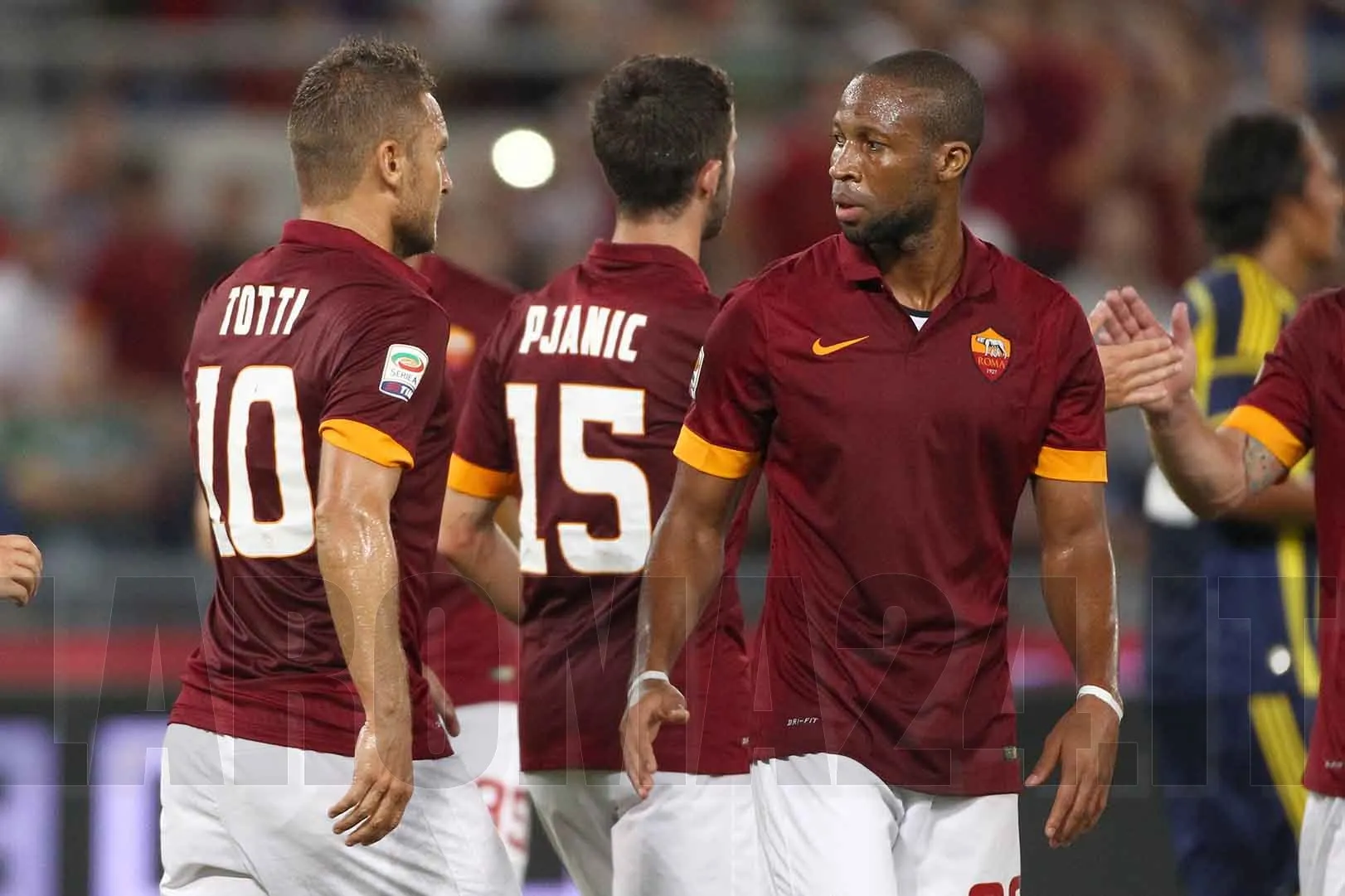 keita pjanic totti presentazione roma fenerbahce 200814