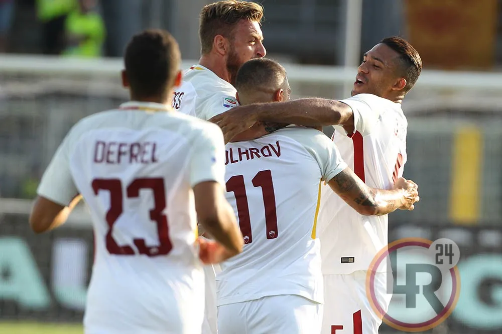 kolarov jesus defrel de rossi abbraccio gol